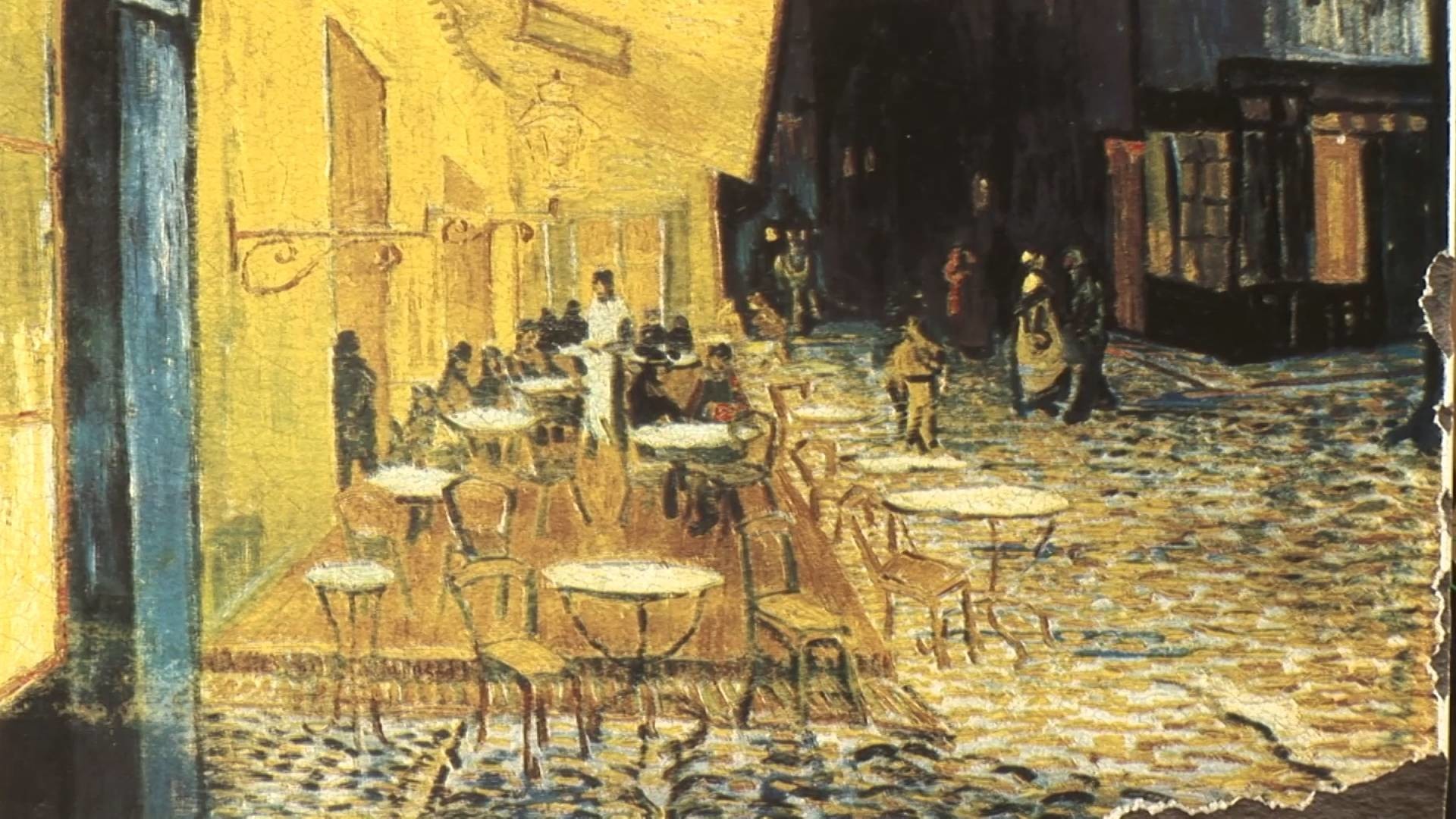 Sur Les Traces De Van Gogh Ã Arles 
 Data Src Free - Cafe Terrace At Night - HD Wallpaper 