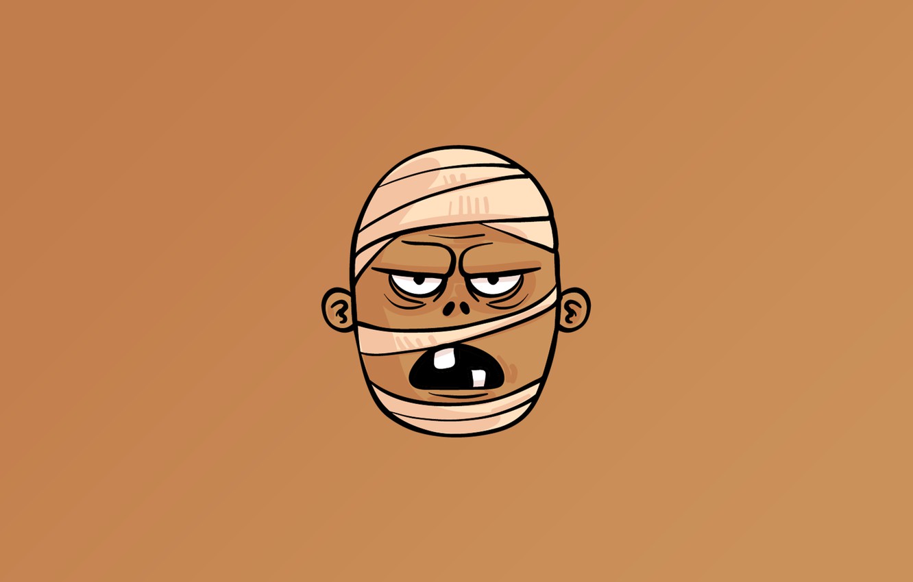 Photo Wallpaper Minimalism, Funny, Digital Art, Artwork, - Funny Artwork Simple - HD Wallpaper 