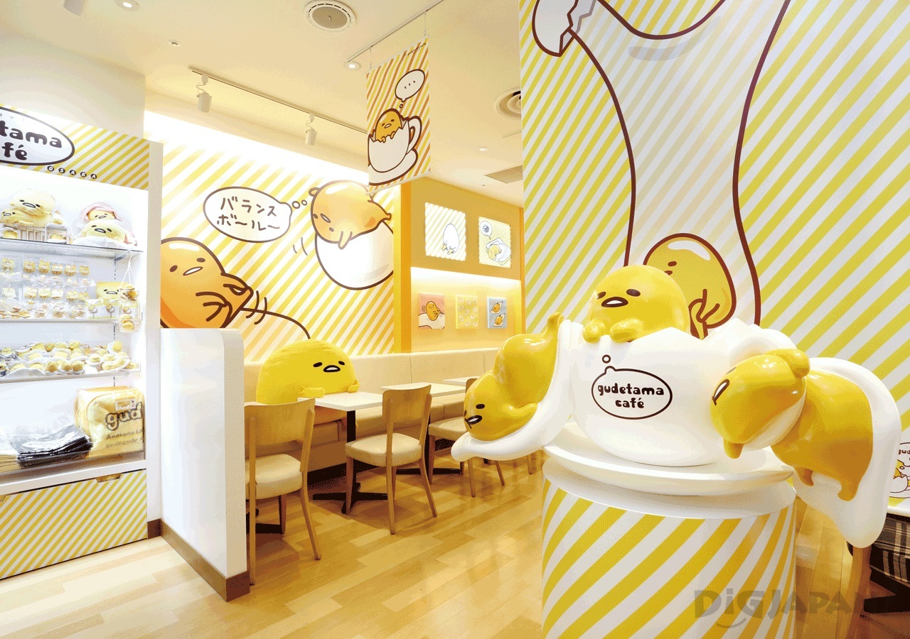 Gudetama Cafe - HD Wallpaper 