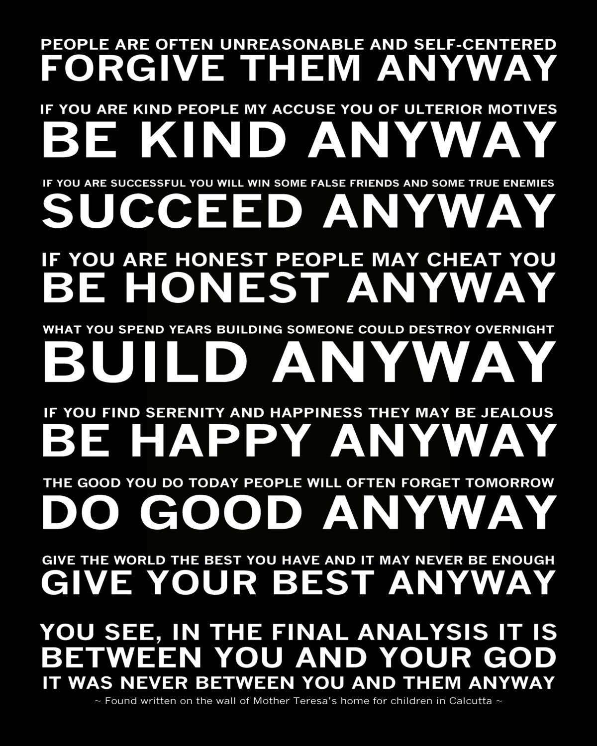 Mother Teresa Do It Anyway 10x1500 Wallpaper Teahub Io Mother Teresa Do It Anyway 10x1500 Wallpaper Teahub Io