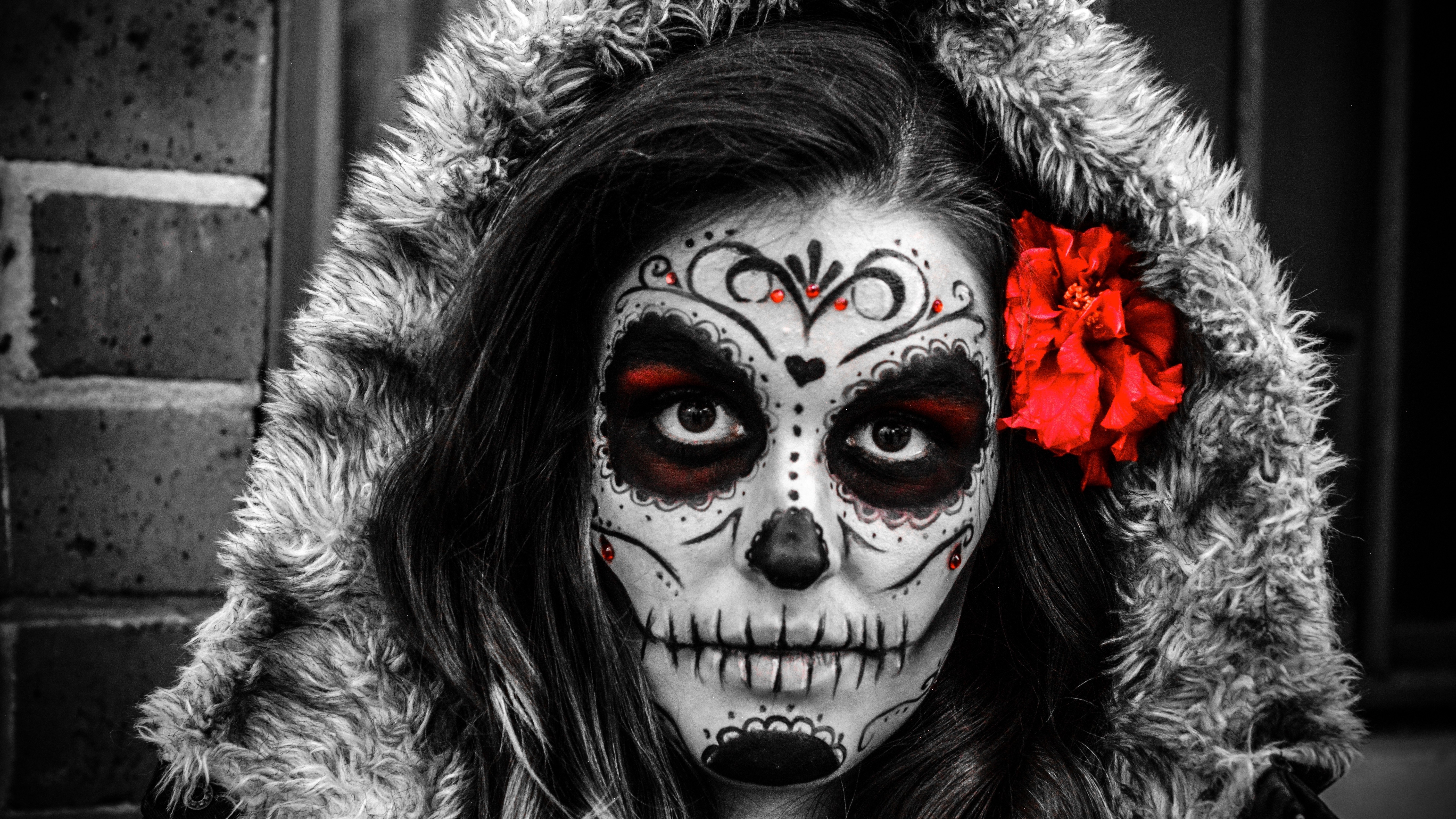 Sugar Skulls Girls - HD Wallpaper 