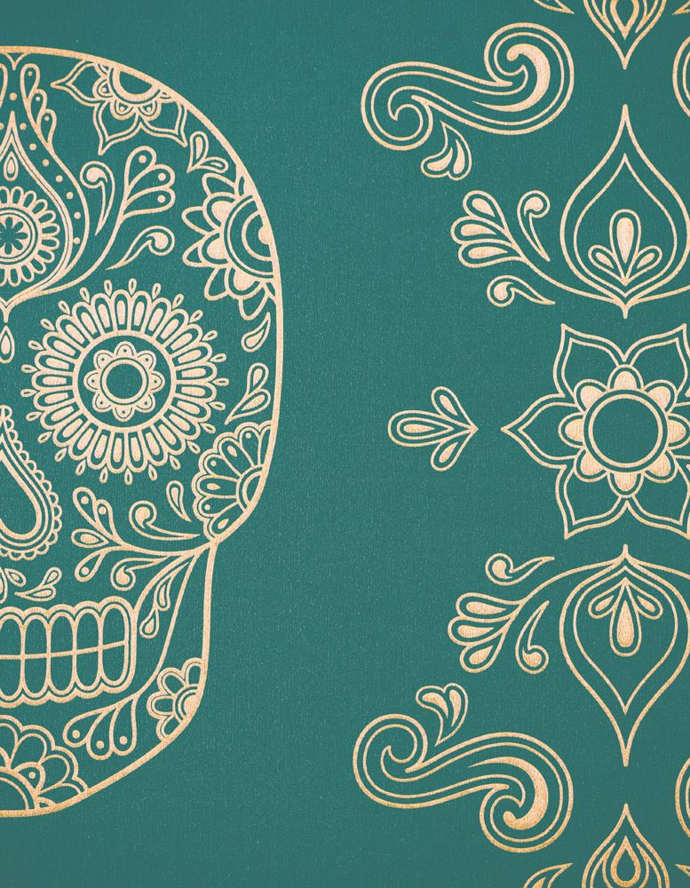 Sugar Skull Wallpapers - Day Of The Dead Skull Background - HD Wallpaper 