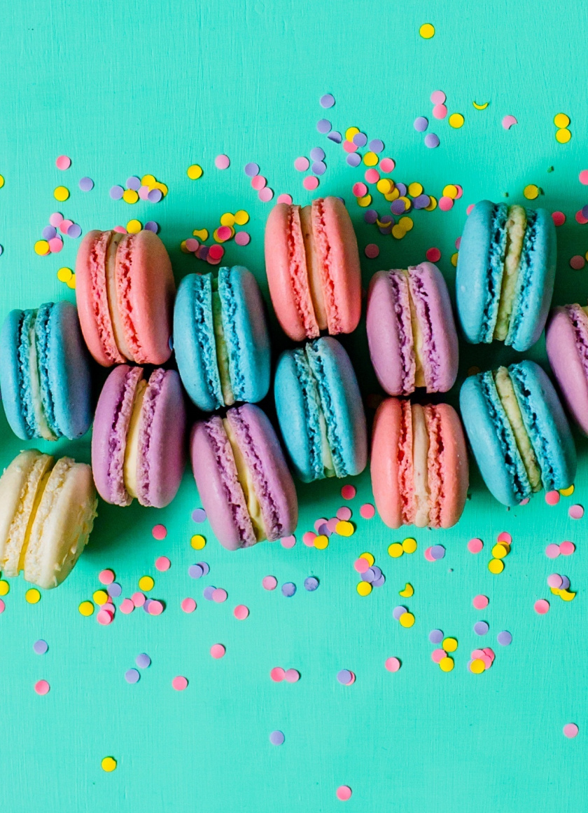 Beautiful, Sweets, Colorful, Macaron, Wallpaper - HD Wallpaper 