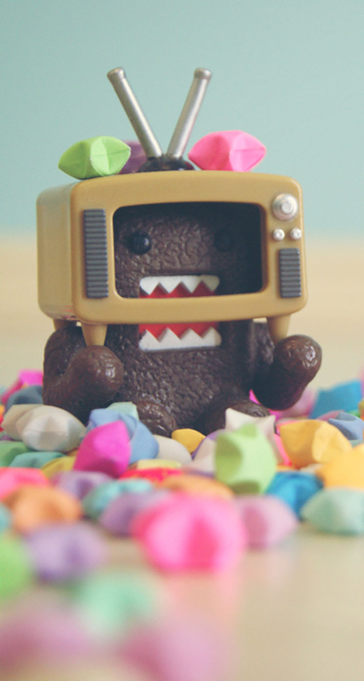 Cute Domo Kun Iphone Wallpaper - Domo Wallpaper Iphone - HD Wallpaper 