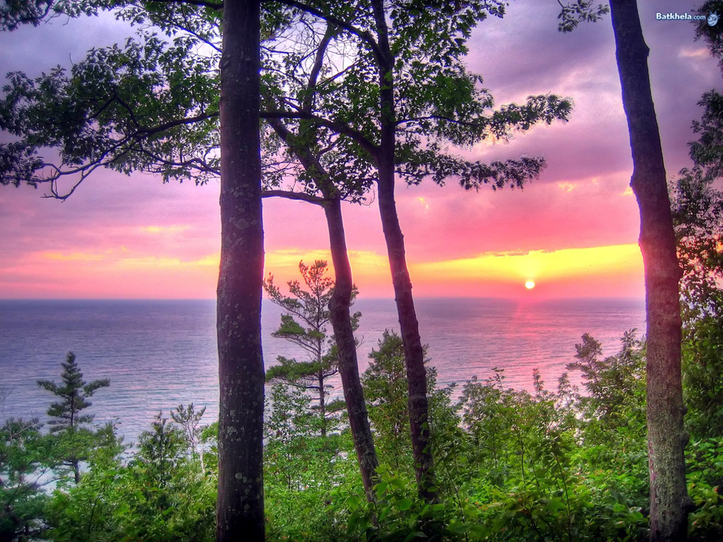 Nature - Sunset - HD Wallpaper 