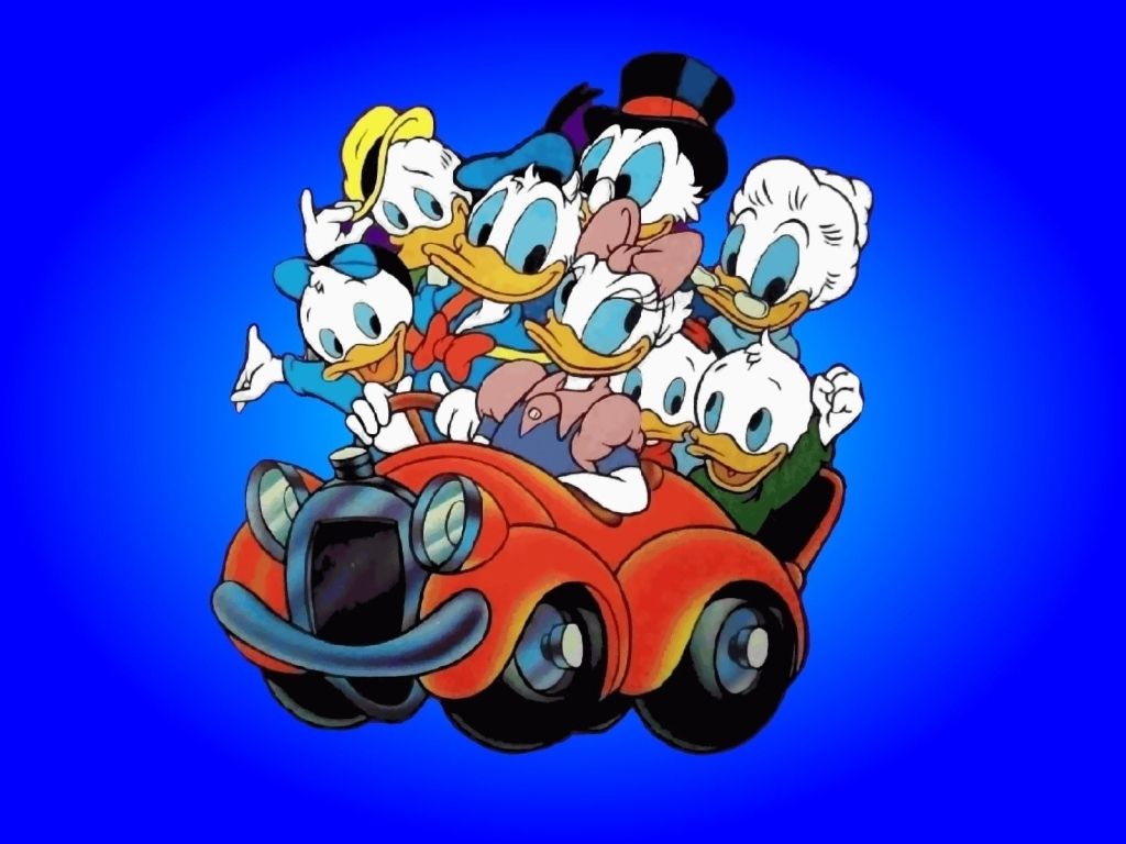 Donald Duck Family - HD Wallpaper 