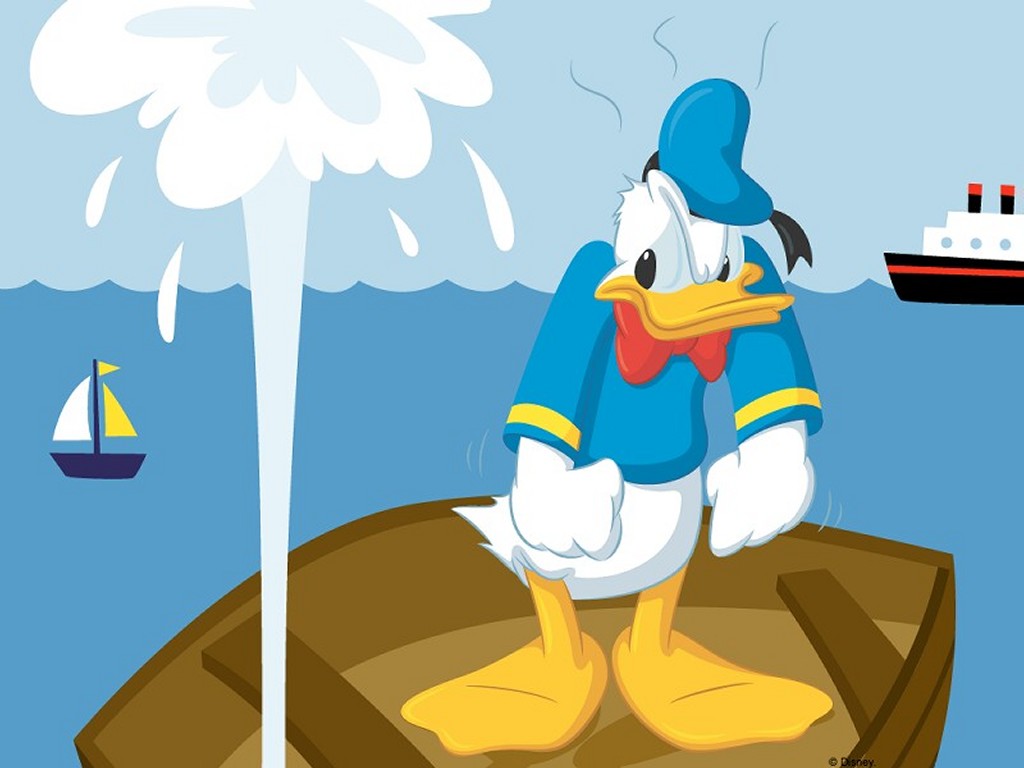 Donald Duck - Donald Duck Bad Luck - HD Wallpaper 
