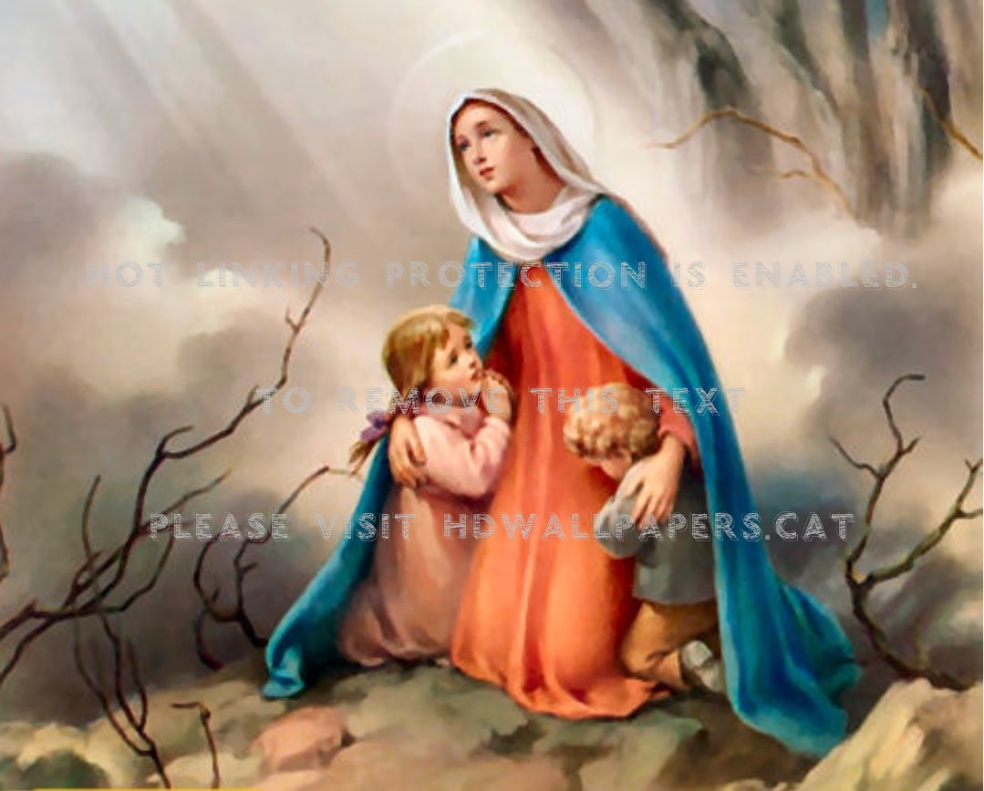 Virgin Mary Jesus Mother Christ Abstract - Holy Mary Mother Of God Pray For  Us Sinners Now And - 1079x868 Wallpaper 