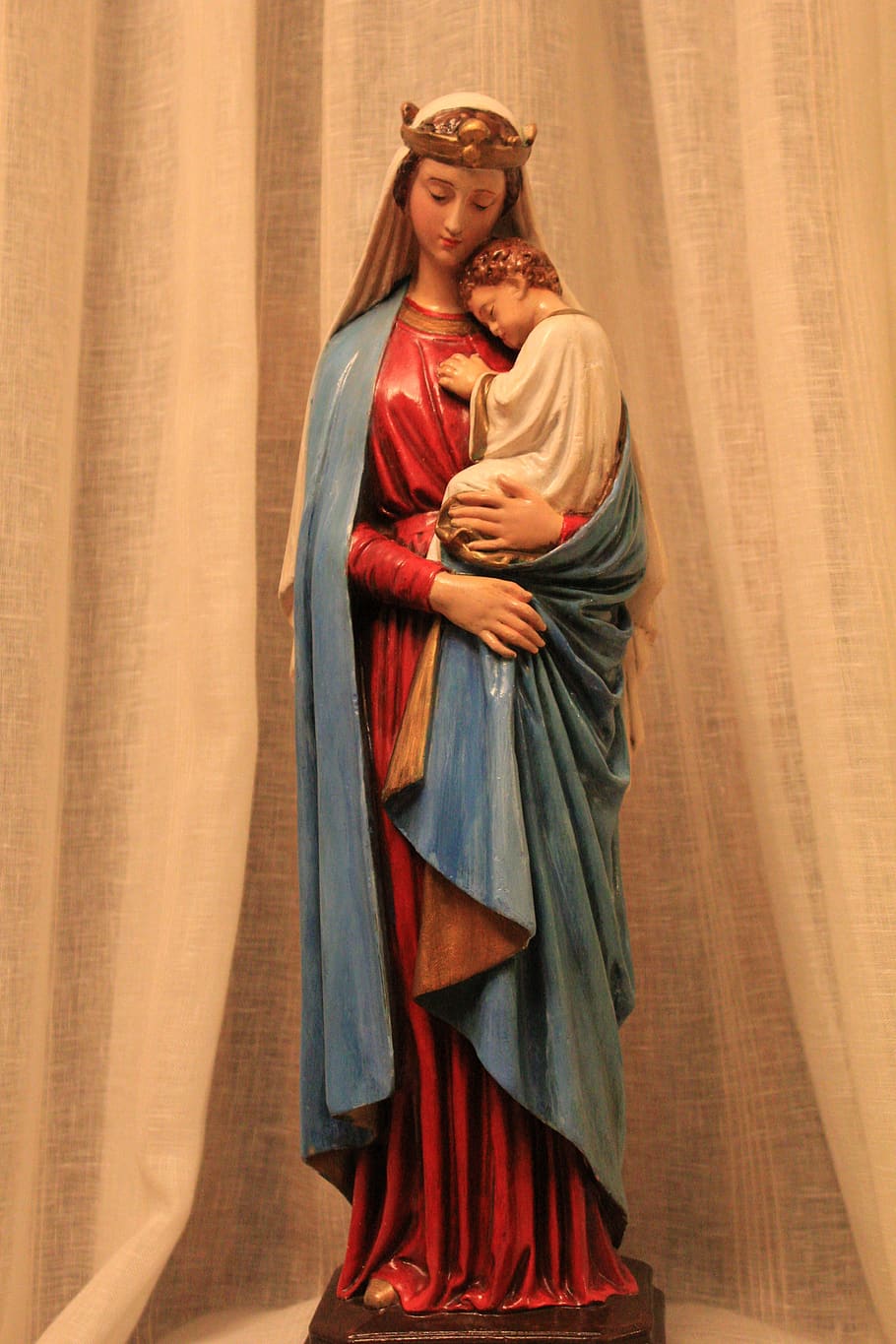 Religion, Virgin Mary, Madonna, Baby Jesus, Statue, - Mary - HD Wallpaper 