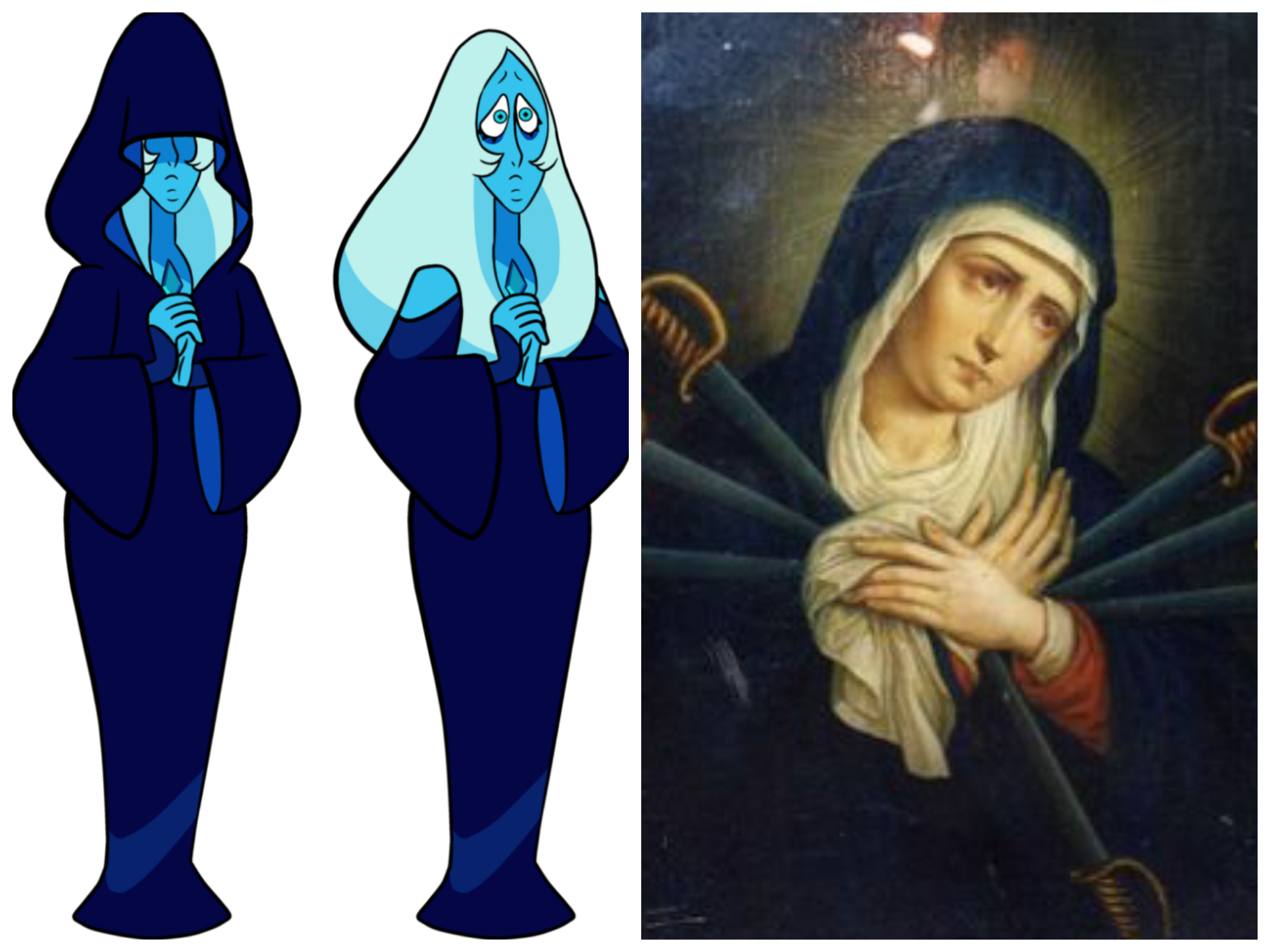 Blue Diamond Steven Universe With Hood - HD Wallpaper 