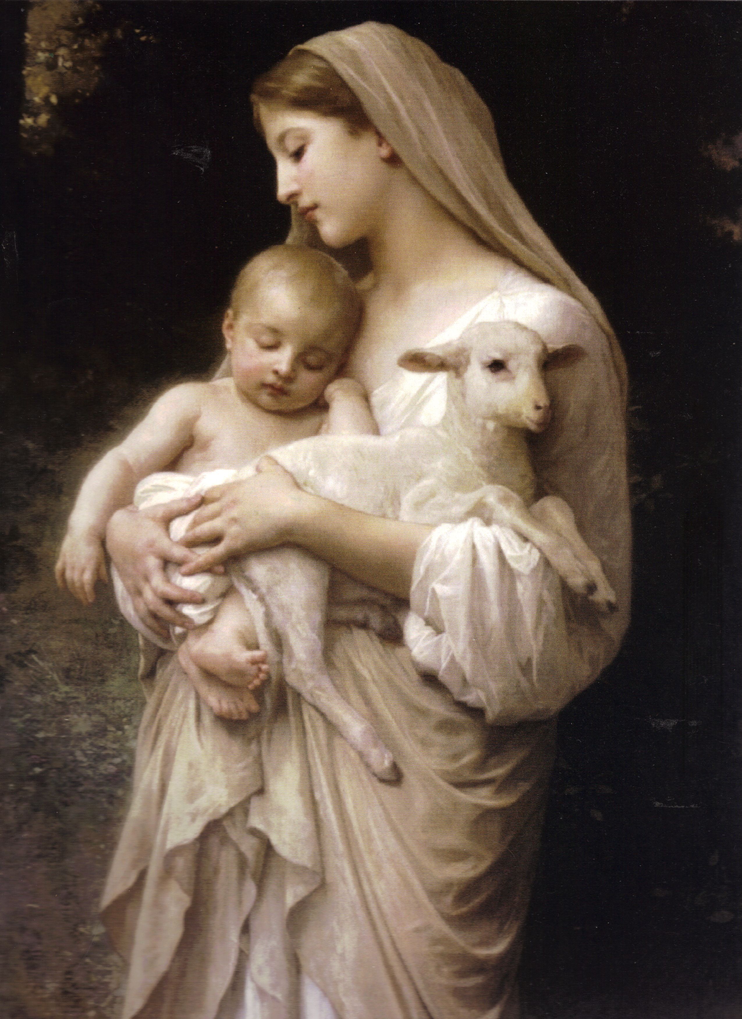 Mary Baby Jesus - HD Wallpaper 