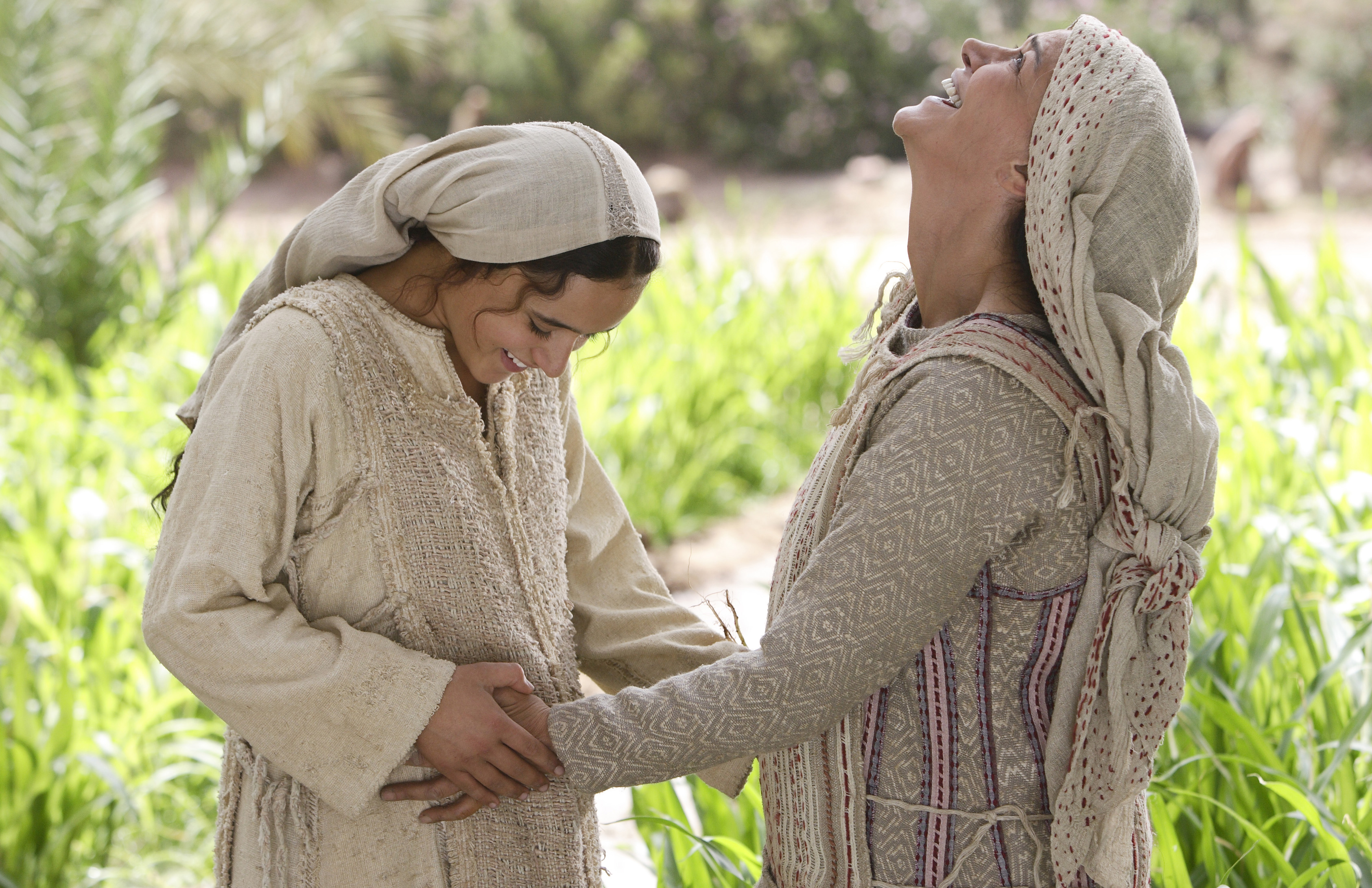 Nativity Story Mary And Elizabeth - HD Wallpaper 