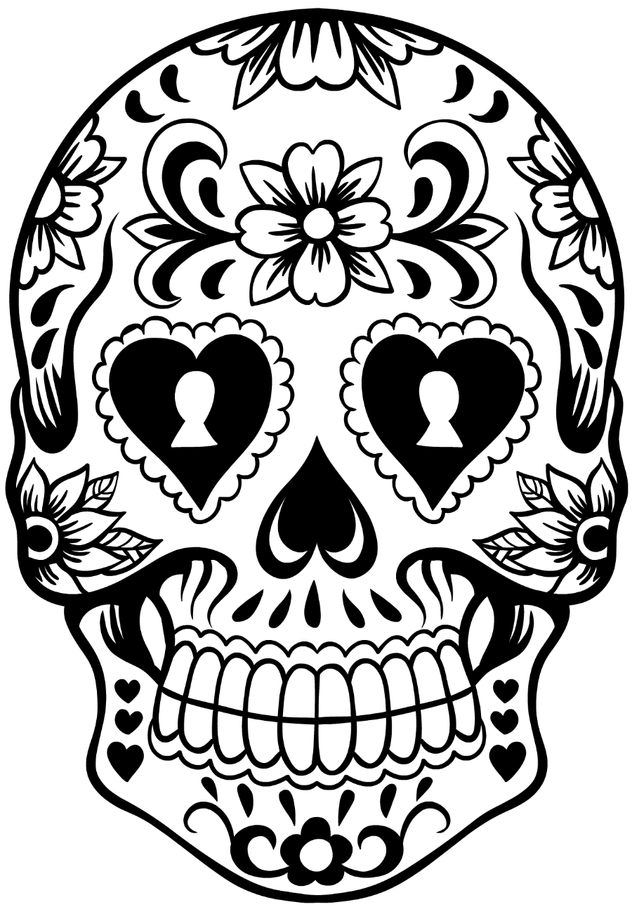 Sugar Skull Hd Wallpapers, Desktop Wallpaper - Png Sugar Skull - HD Wallpaper 