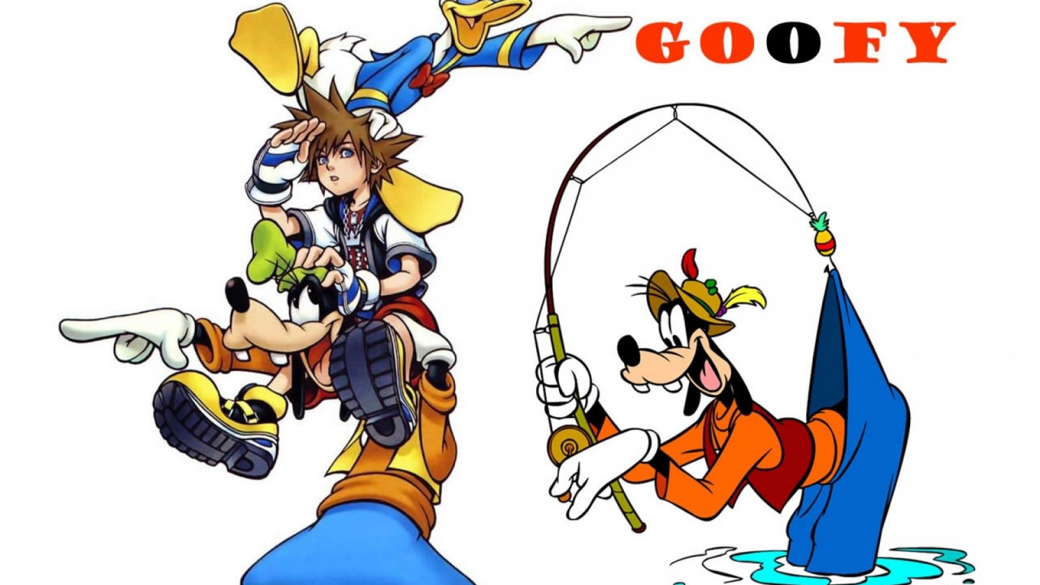 Goofy Disney Family Animation Fantasy 1goofy Comedy - Kingdom Hearts 1 Png - HD Wallpaper 