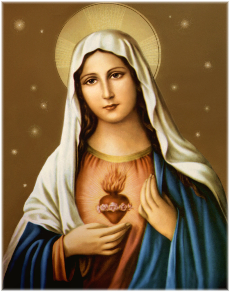 Jesus And Mary Wallpaper - Download Mother Mary Hd - HD Wallpaper 