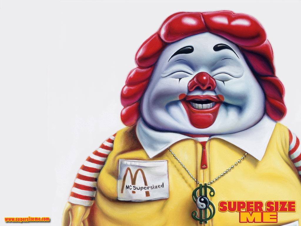 Super Sized - Super Size Me Ronald - HD Wallpaper 