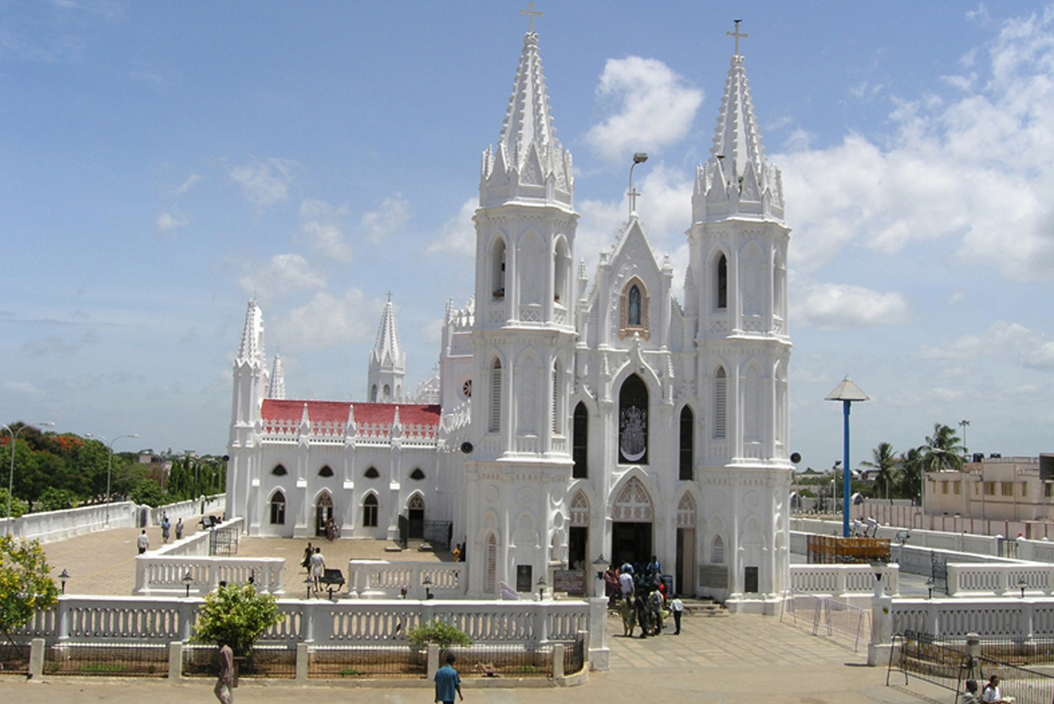 Vailankanni Church - Velankanni - HD Wallpaper 