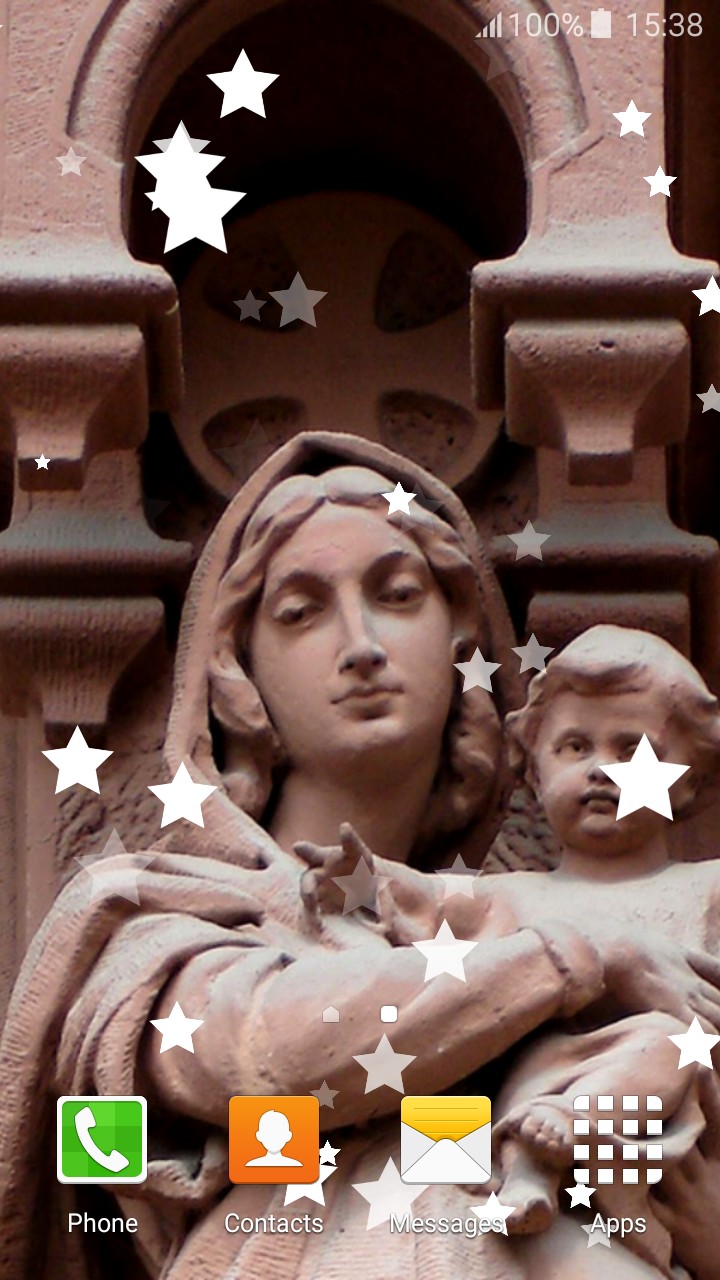 Virgin Mary Live Wallpapers - Poster - HD Wallpaper 