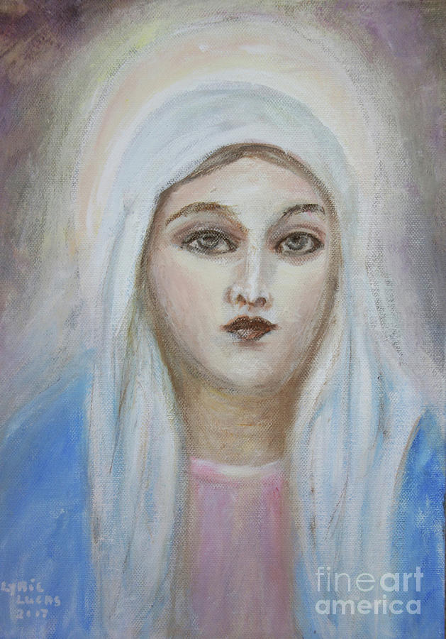 Virgin Mary Portrait Nou - HD Wallpaper 