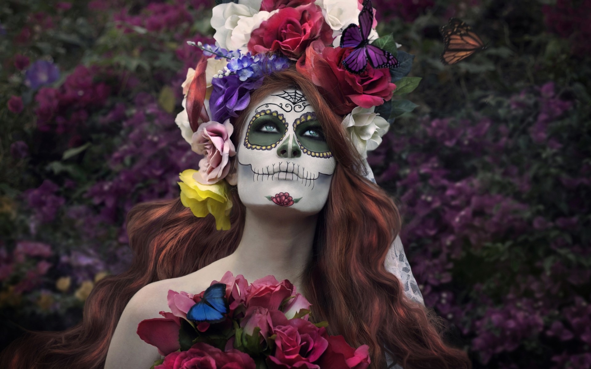 Halloween Makeup Hack Featured Image - Skull Girl Wallpaper Hd - HD Wallpaper 
