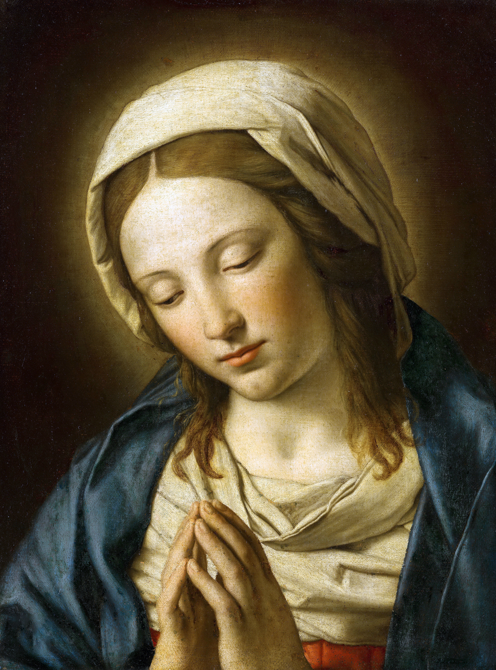 Virgin Mary Praying Hands - HD Wallpaper 