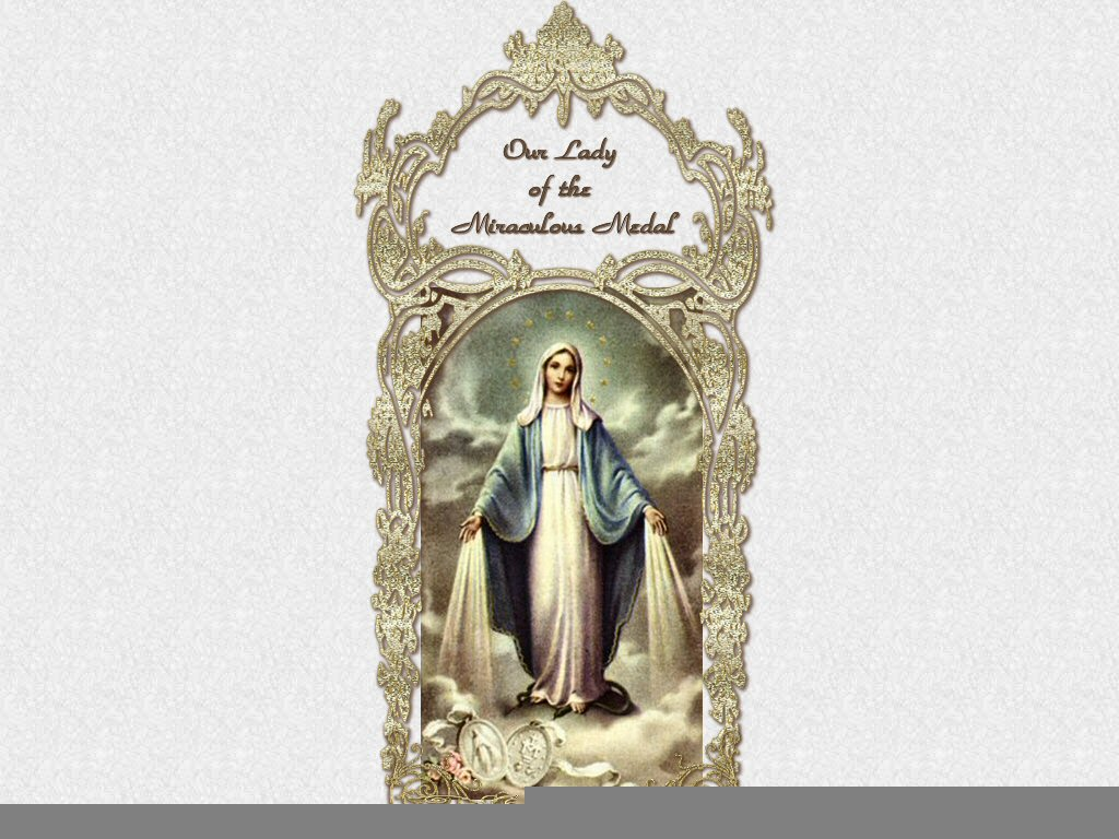Our Lady Of Miraculous Medal - HD Wallpaper 