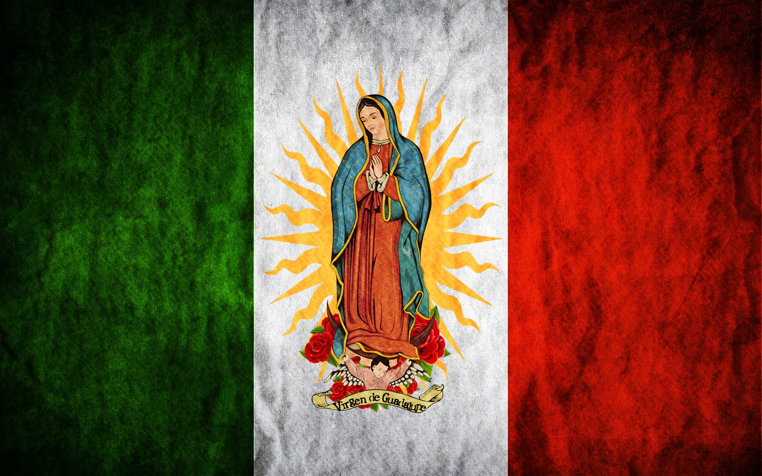 Rose Virgen De Guadalupe - HD Wallpaper 