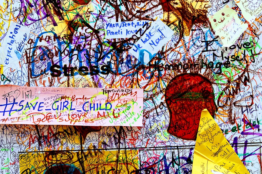 Art, Text, Graffiti, Mumbai, Street, India, Drawing, - Motif - HD Wallpaper 