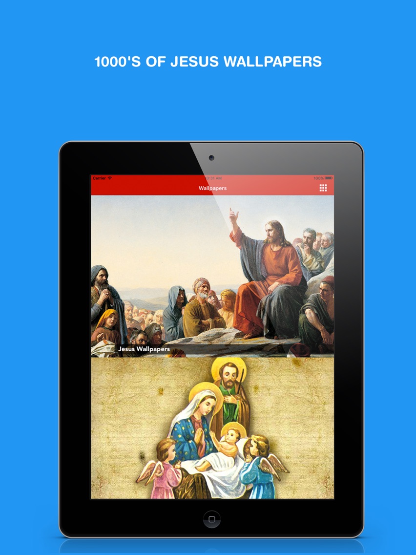 Christmas Picture Wallpaper & Jesus Bible Messages - Art Sermon On The Mount - HD Wallpaper 