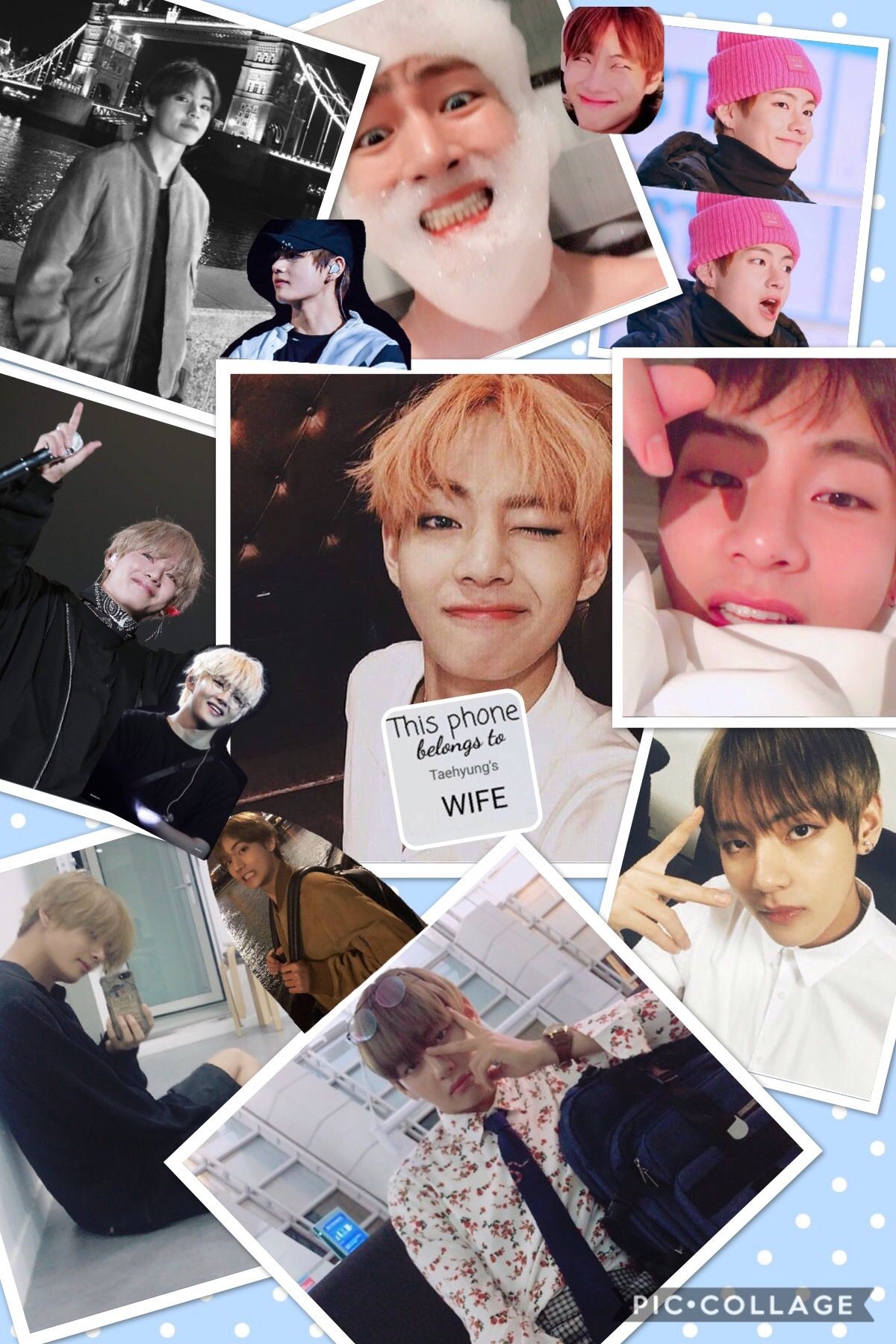 Kim Taehyung Wallpaper Cute - HD Wallpaper 