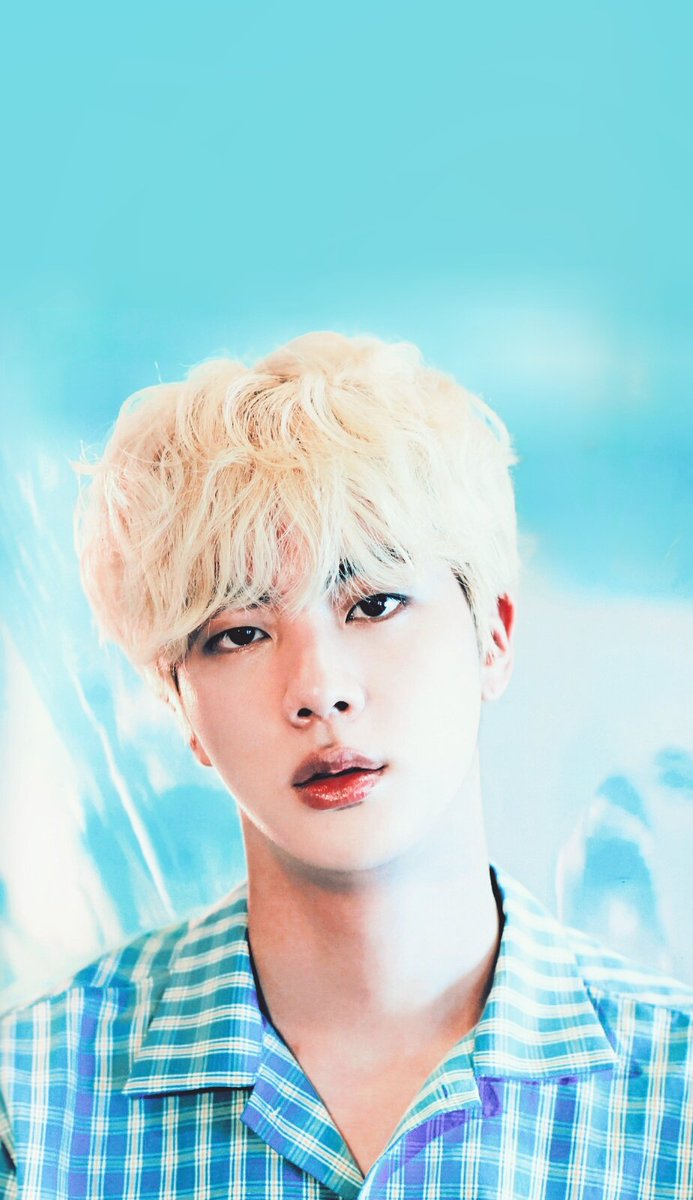 Seokjin Blonde Curly - HD Wallpaper 