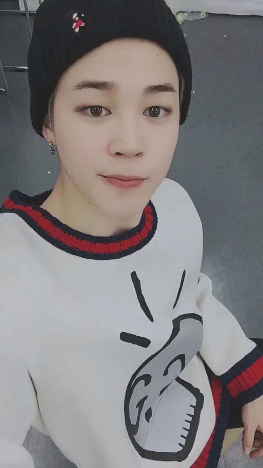 Cute Selca Bts Jimin - HD Wallpaper 