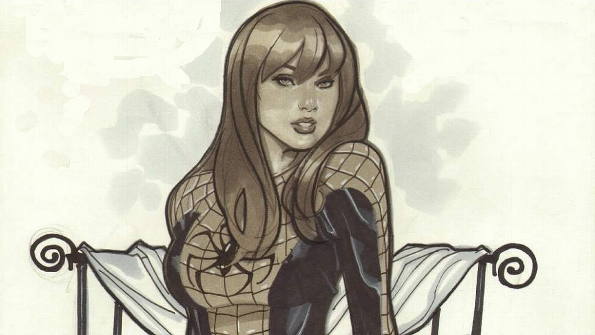 High Resolution Mary Jane Watson 1080p Background Id - Adam Hughes Mary Jane Watson - HD Wallpaper 