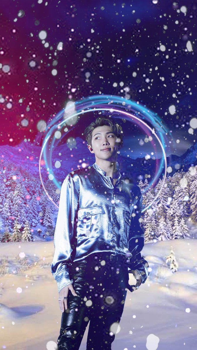 Bts Christmas Wallpaper Rm - HD Wallpaper 