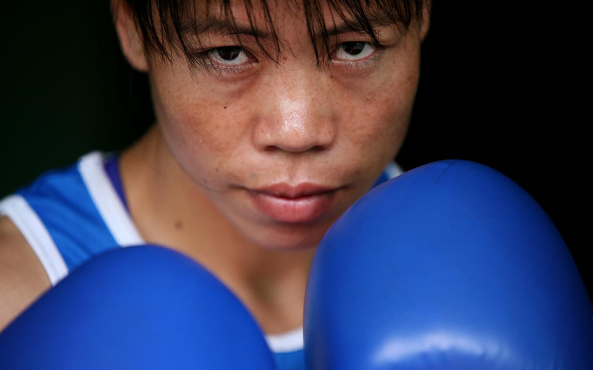 Mary Kom With Name - HD Wallpaper 