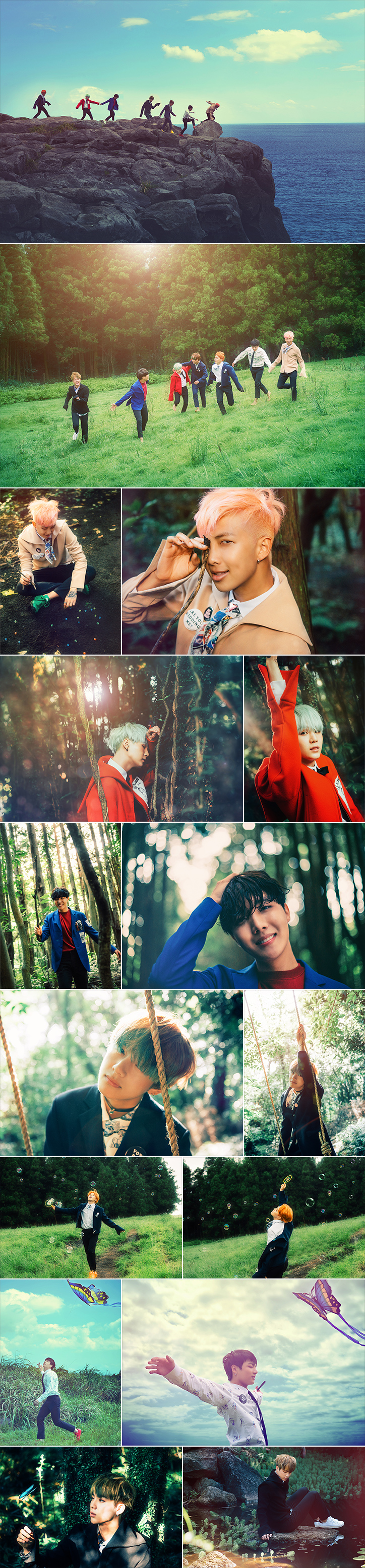 Picture Bts At Music Special Content At Naver Btsdiary - Bts Run Era Photoshoot Pt 2 - HD Wallpaper 