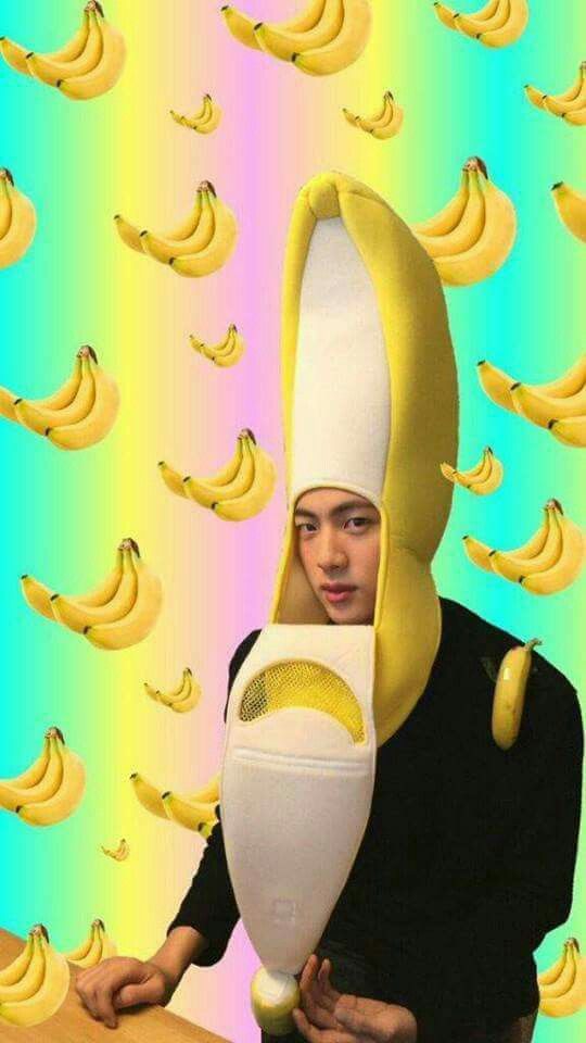 Bts Jin Banana - HD Wallpaper 