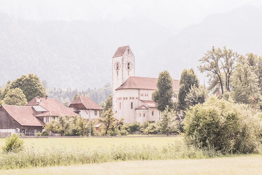 Holy, Gotteshaus, Kirche, Church, God, Bless, Blessed, - Farm - HD Wallpaper 