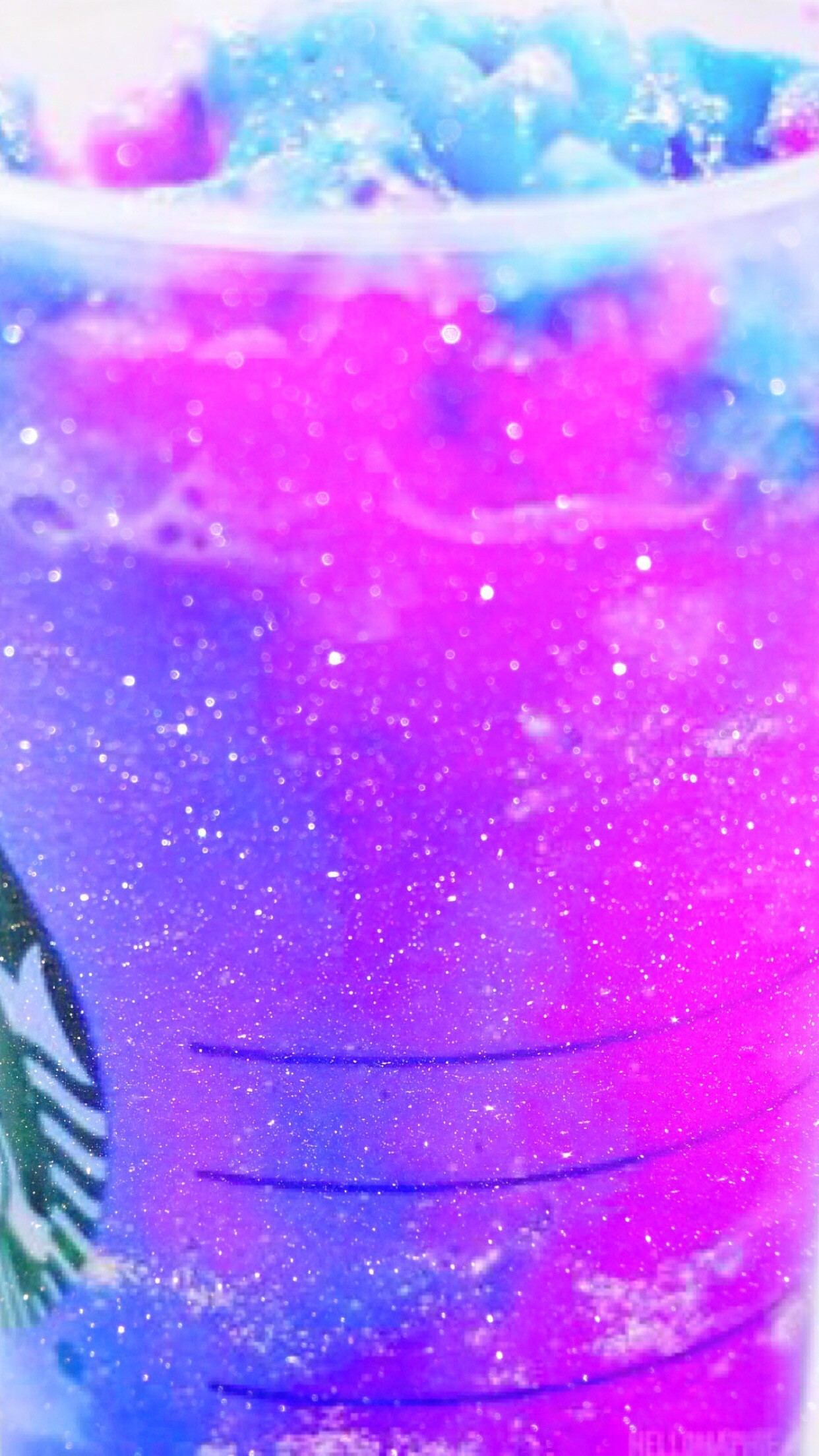Starbucks, Galaxy, Wallpaper, Hd, Iphone, Pink, Purple - Galaxy Drink Starbucks - HD Wallpaper 