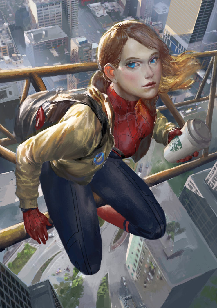 Spider Man Female Art - HD Wallpaper 
