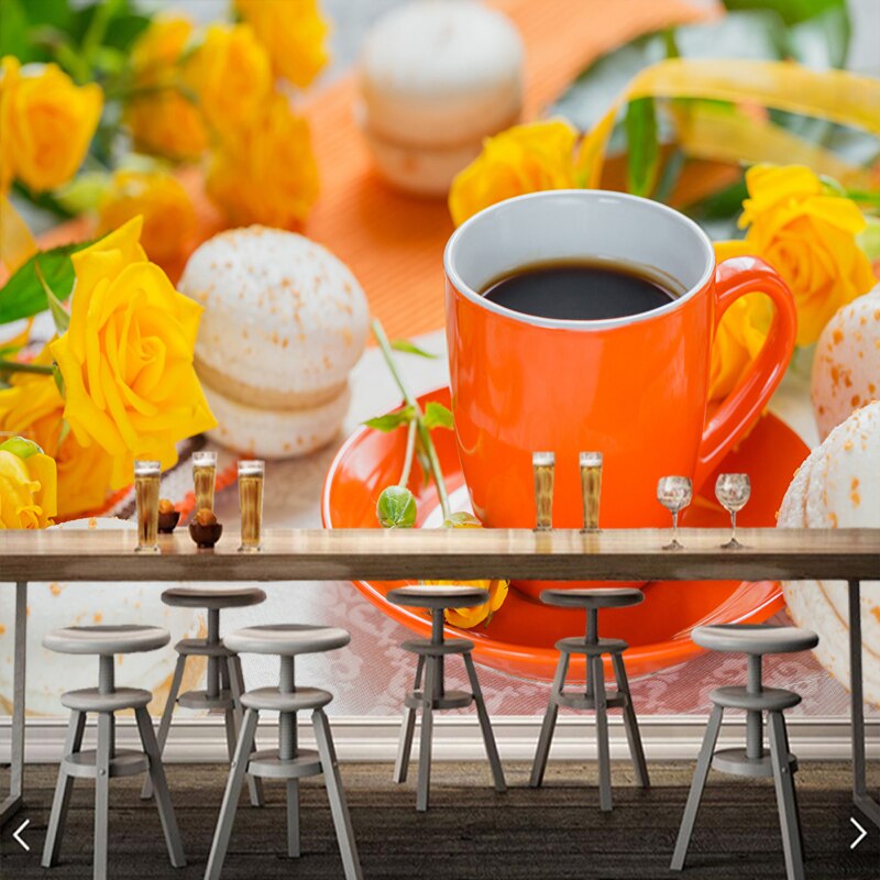 Жёлтые Розы И Кофе - HD Wallpaper 