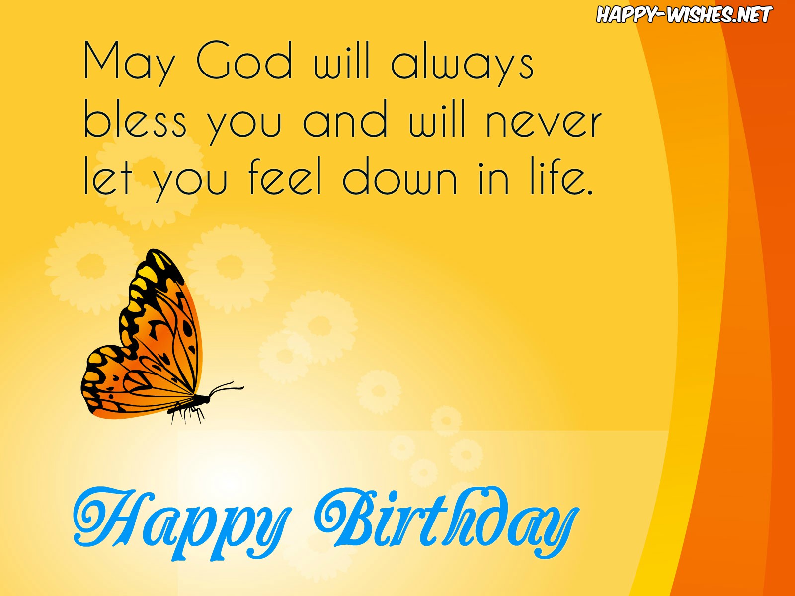 Happy Birthday Wishes With Butterfly Images - Christian Fall Happy Birthday - HD Wallpaper 