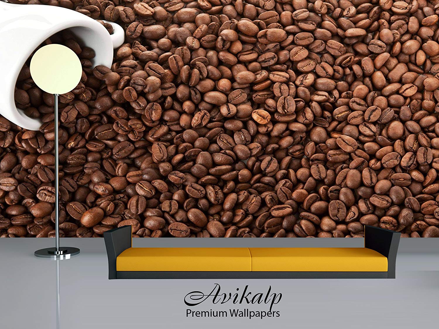 Coffee Beans Art - HD Wallpaper 