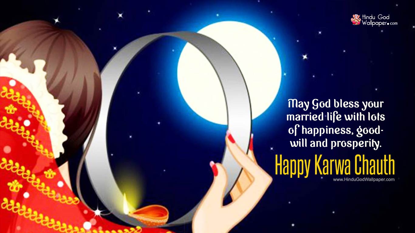 Karwa Chauth Wishes Wallpaper - Karwa Chauth 2019 Date - HD Wallpaper 