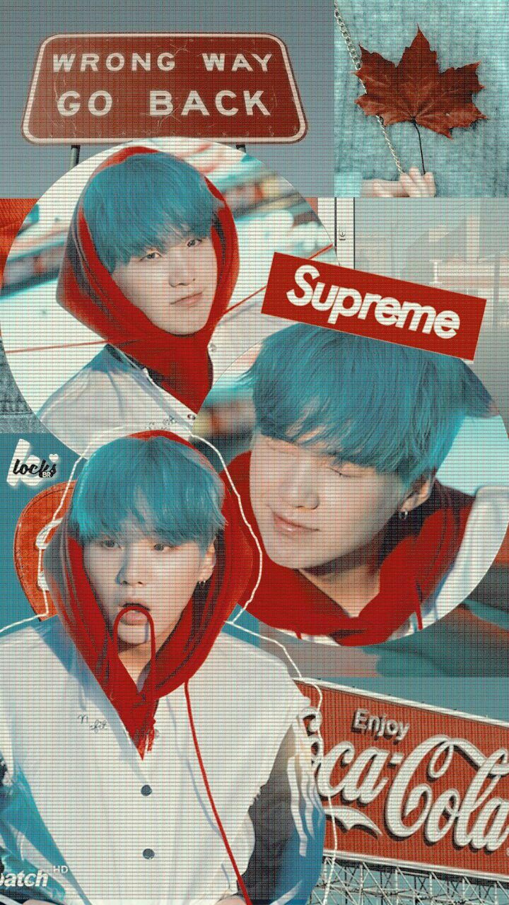 Wallpaper, Bts, And Suga Image - Bts Supreme Papel De Parede - HD Wallpaper 