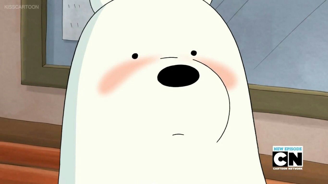 We Bare Bears Ice Bear Blush - HD Wallpaper 