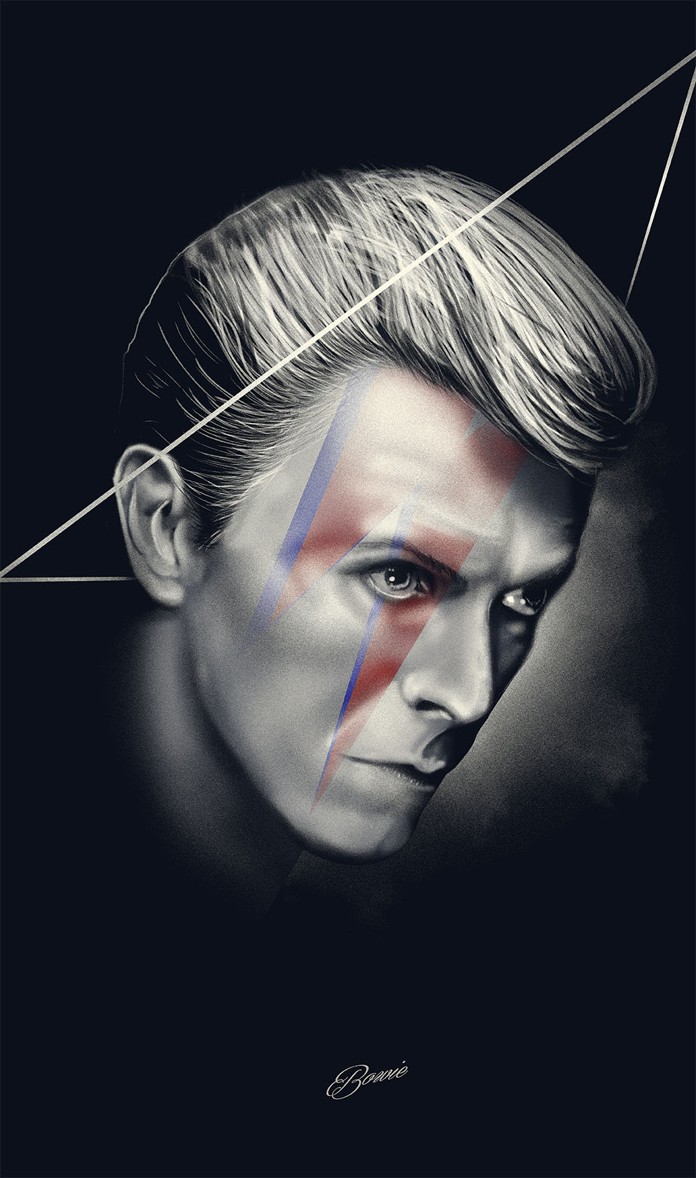 Bowietribute Luke Lr - Visual Arts - HD Wallpaper 