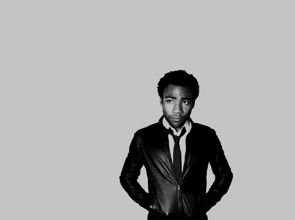 Donald Glover Black And White - HD Wallpaper 