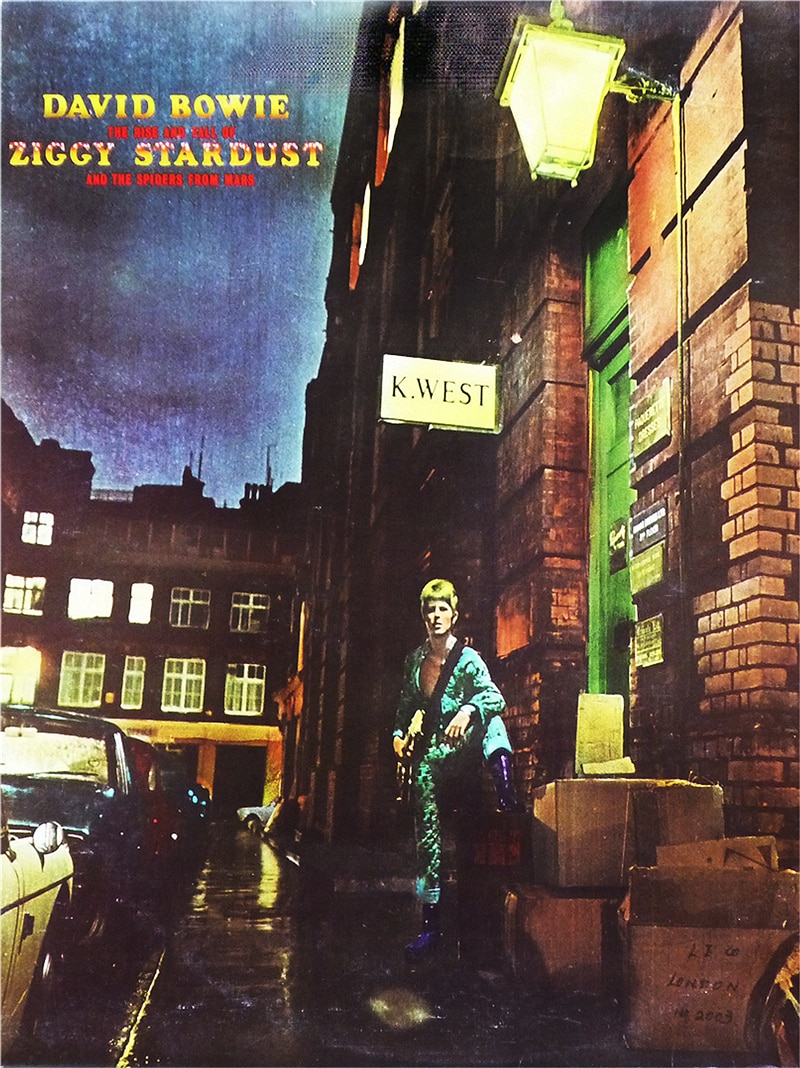 David Bowie Ziggy Stardust Album Poster - HD Wallpaper 