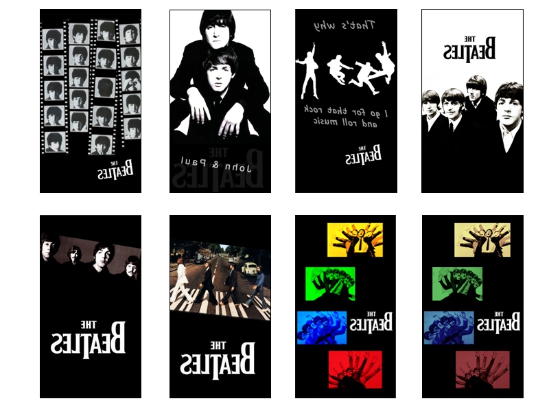 Beatles Phone Wallpaper - Graphic Design - HD Wallpaper 